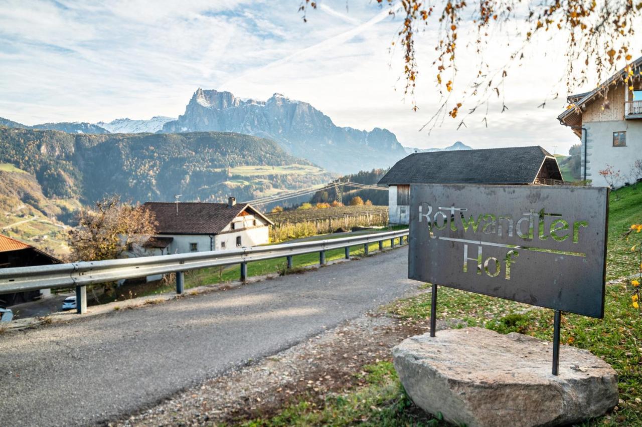 Rotwandterhof Wohnung Nest Barbiano  Kültér fotó